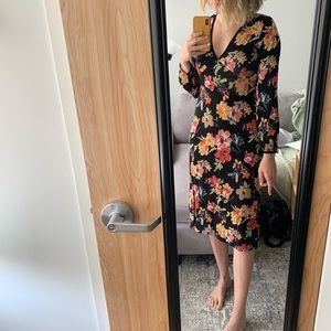 ZARA Trafaluc Collection Floral Dress